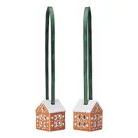 Ornamente de Crăciun 2 buc. din ceramică 5 cm Gingerbread – Kähler Design
