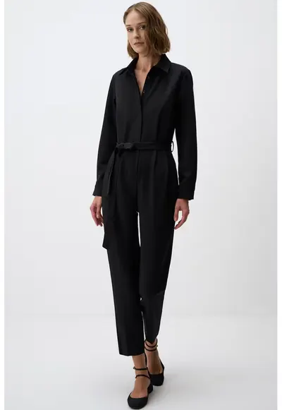 Salopeta regular fit - Negru