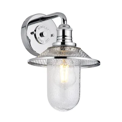 Aplica Rigby 1 Light Wall Light – Polished Chrome