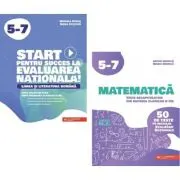 Pachet Evaluarea Nationala clasele 5-7. Limba si literatura romana si Matematica. Teste recapitulative