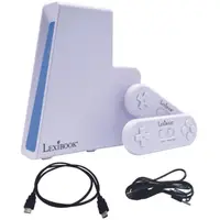 Consolă de jocuri TV Lexibook - JG7440, 250 jocuri, alb