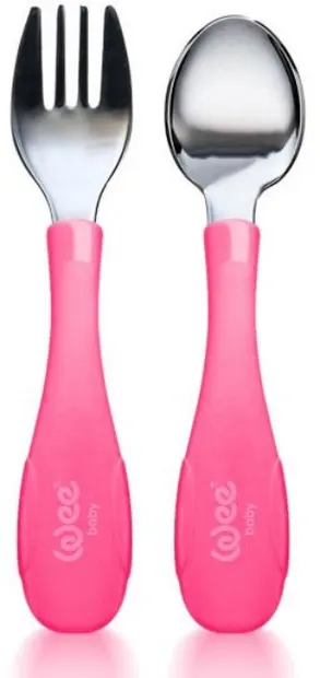 Set tacâmuri pentru masă Wee Baby - roz