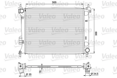 Radiator motor potrivit HYUNDAI I20 I 1.2 1.4 1.6 -12.15