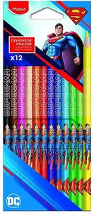 Creioane colorate Maped Color Peps - Superman, 12 culori