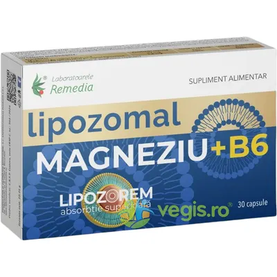 Lipozomal Magneziu + B6 30cps