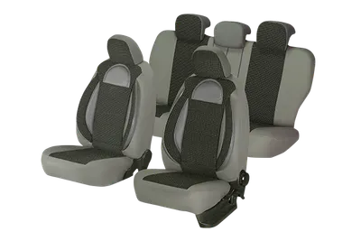 Set Huse Scaun Racing Gri