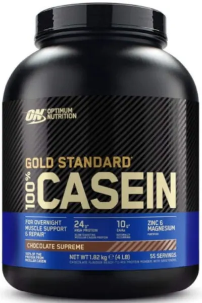 Gold Standard 100% Casein, ciocolată, 1.82 kg, Optimum Nutrition