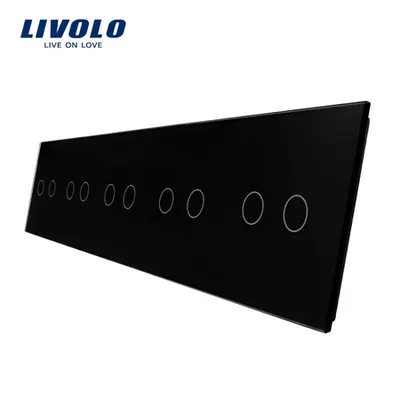 Panou Intrerupator 5 x dublu Negru