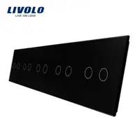 Panou Intrerupator 5 x dublu Negru