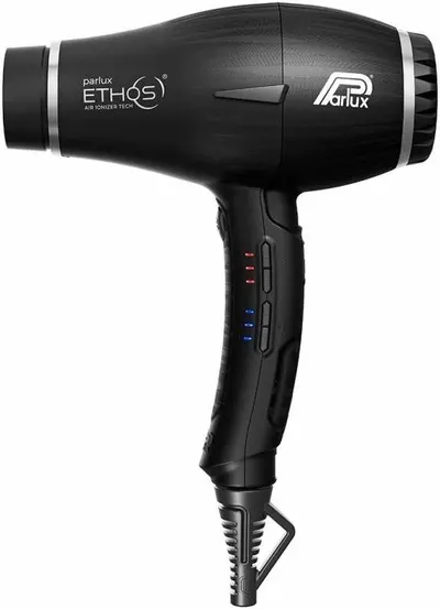Parlux Uscător de păr ionizant cu control digital Ethos, 2300W, negru