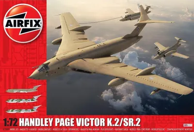 Model de asamblat Airfix Militare: Avioane - Bombardier strategic britanic Handley Page Victor K.2/SR.2