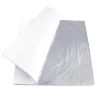 Foi imitație argint pentru proiect DIY (500 foi)