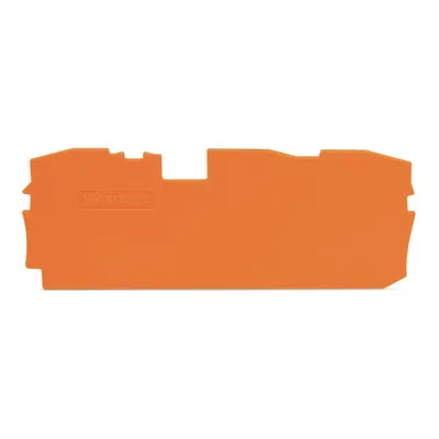 End and intermediate plate; 1 mm thick; orange