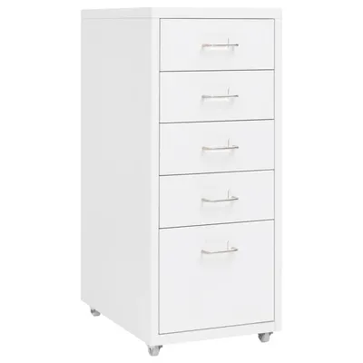 Gossi fiset mobil, alb, 28x41x69 cm, metal