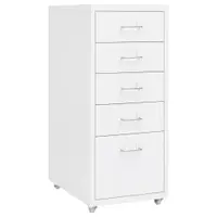 Gossi fiset mobil, alb, 28x41x69 cm, metal
