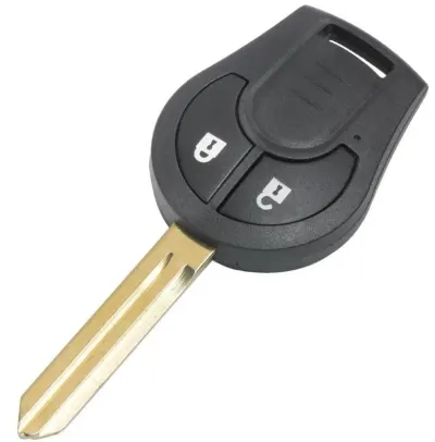Carcasa cheie auto Techstar® 2 butoane compatibila Nissan Micra K13 (2010–2013) – lama NSN14