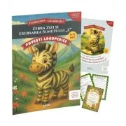 Pachet Logopedic corectare pronuntie sunet Z (Zebra Zizi): Poveste, caiet de exercitii si diploma