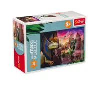 Mini puzzle Trefl din 20 de piese maxi - Dinozauri, asortiment