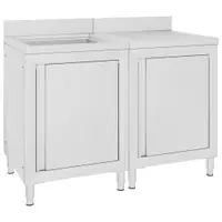 Gossi dulap comercial pentru chiuveta,120x60x96 cm, otel inoxidabil