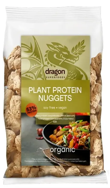 Proteine vegetale texturate Nuggets, 150 g, Dragon Superfoods