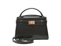 Geanta ALDO neagra, VIVIANROSE 001, din piele ecologica