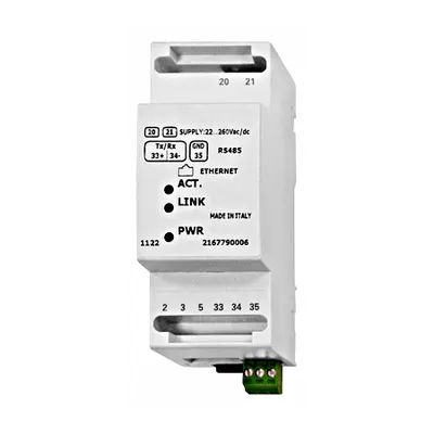 Interfata comunicatie RS485/ETHERNET acces WEB/soft MIDAS-Evo