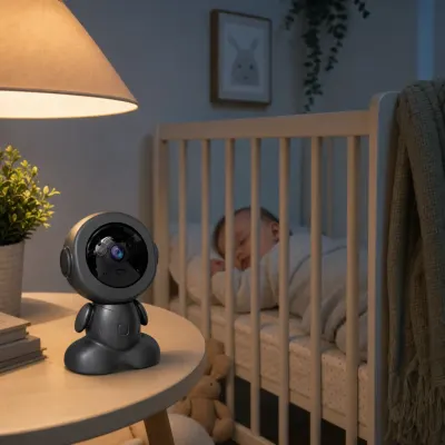 Camera de Supraveghere Robot WIFI 3MP Full HD 1080P Babymonitor Vedere Nocturna Rotire 355°