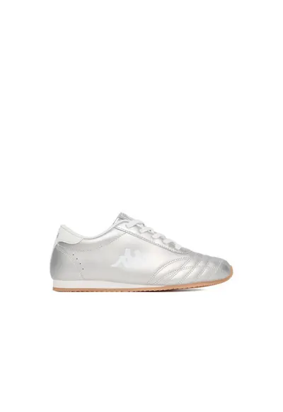 Pantofi sport dama argintii - tesatura