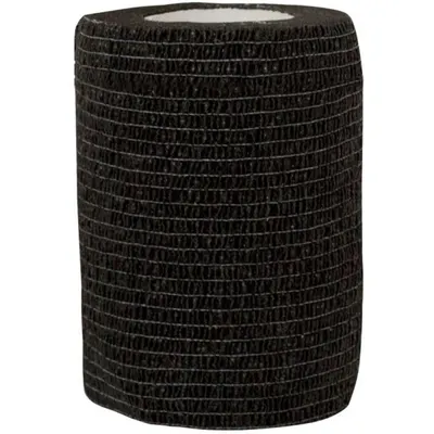 Set 2 x Bandaj Coeziv Autoadeziv, 7.5 cm x 4.5 m, Negru, Prima, 1 Rola