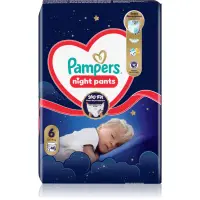 Pampers Night Pants Size 6 scutece de unică folosință tip chiloțel pentru noapte 40 buc