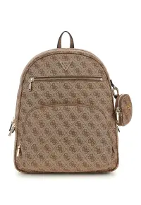 Rucsac cu model monograma Power Play II - Maro taupe