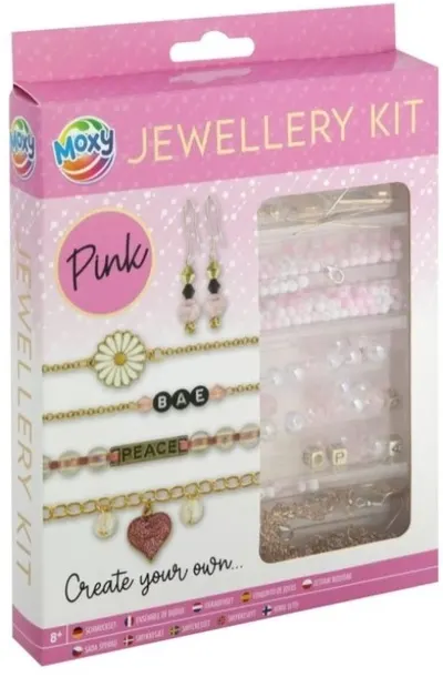 Kit creativ pentru bijuterii Moxy - Roz