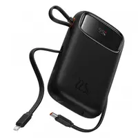 Baterie Externa Baseus Qpow Pro+, 20000mAh, 22.5W, QC + PD, 1 x Lightning - 1 x USB-A - 2 x USB-C, Neagra P10055002113-00