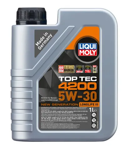 Ulei motor Liqui Moly Top Tec 4200 5W-30 (3706) (2691) (8972) 1L 1L