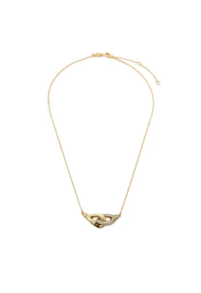Bratara dama Gold/Crystal - interlocking - 783