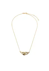 Bratara dama Gold/Crystal - interlocking - 783