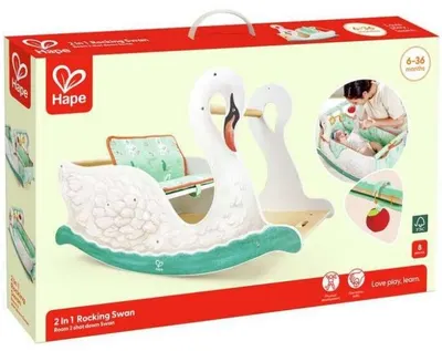 Leagăn de lemn Hape International - Lebădă