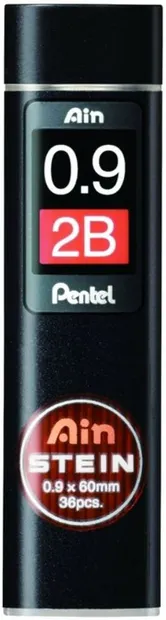 Graffiti de rezervă Pentel - Ain Stein, 2B, 0.9 mm, 36 bucăți