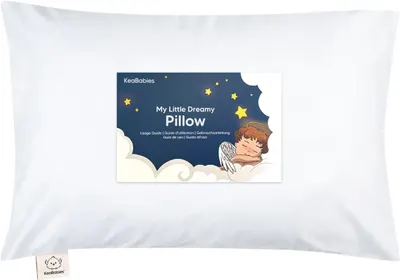Perna ergonomică pentru copii KeaBabies - 33 x 46 cm, albă