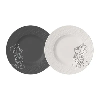 Set 2 farfurii mic dejun MANROCK MICKEY, 21.7 cm