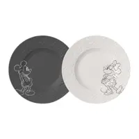 Set 2 farfurii mic dejun MANROCK MICKEY, 21.7 cm