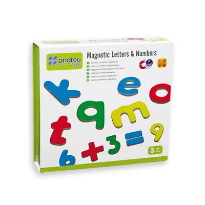 Litere si cifre magnetice Andreu toys