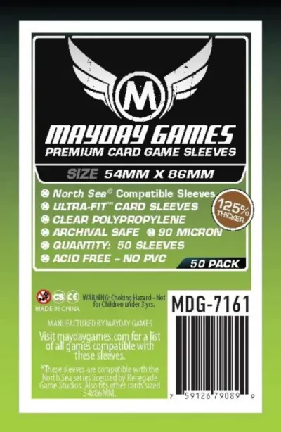 Mayday North Sea Premium Sleeves - 54x86mm