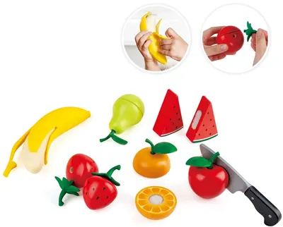 Set din lemn Hape - Fructe