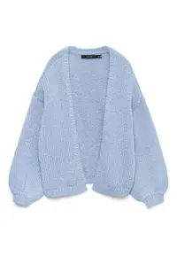 Cardigan dama - albastru - poliester -