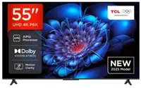 Televizor smart TCL - 55P6K, 55'', 4K, Direct LED, AiPQ Engine, Google TV, negru