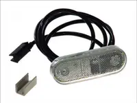 Lumini clarificare stanga dreapta, forma: oval, alb, LED, inaltime 40mm; latime 114mm; adancime 25mm, suprafata, lungime cablu 500mm, fara relief, 12 24V (cu clema pentru fir plat, conector: CLICK-IN