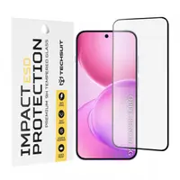 Folie de protectie Ecran Techsuit pentru Oppo Reno16 / Reno16 Pro, Sticla Securizata, Full Glue, Neagra