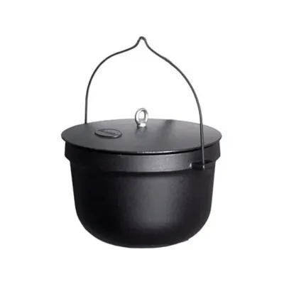 Ceaun de fonta cu capac - 20l