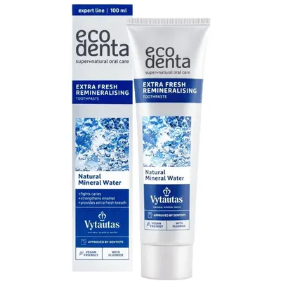 Pasta de Dinti Remineralizanta Extra Fresh cu Apa Minerala Vytautas 100ml